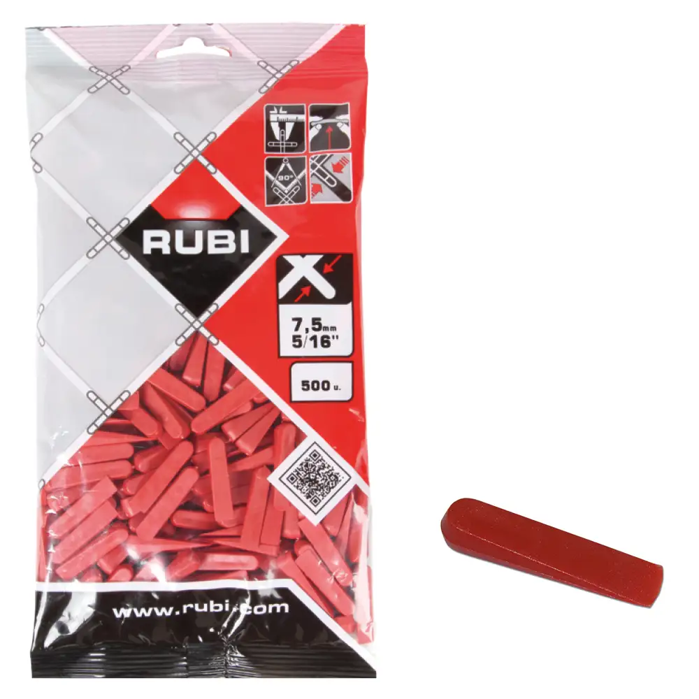 Bag of Rubi Tile Levelling Wedges - 7.5mm